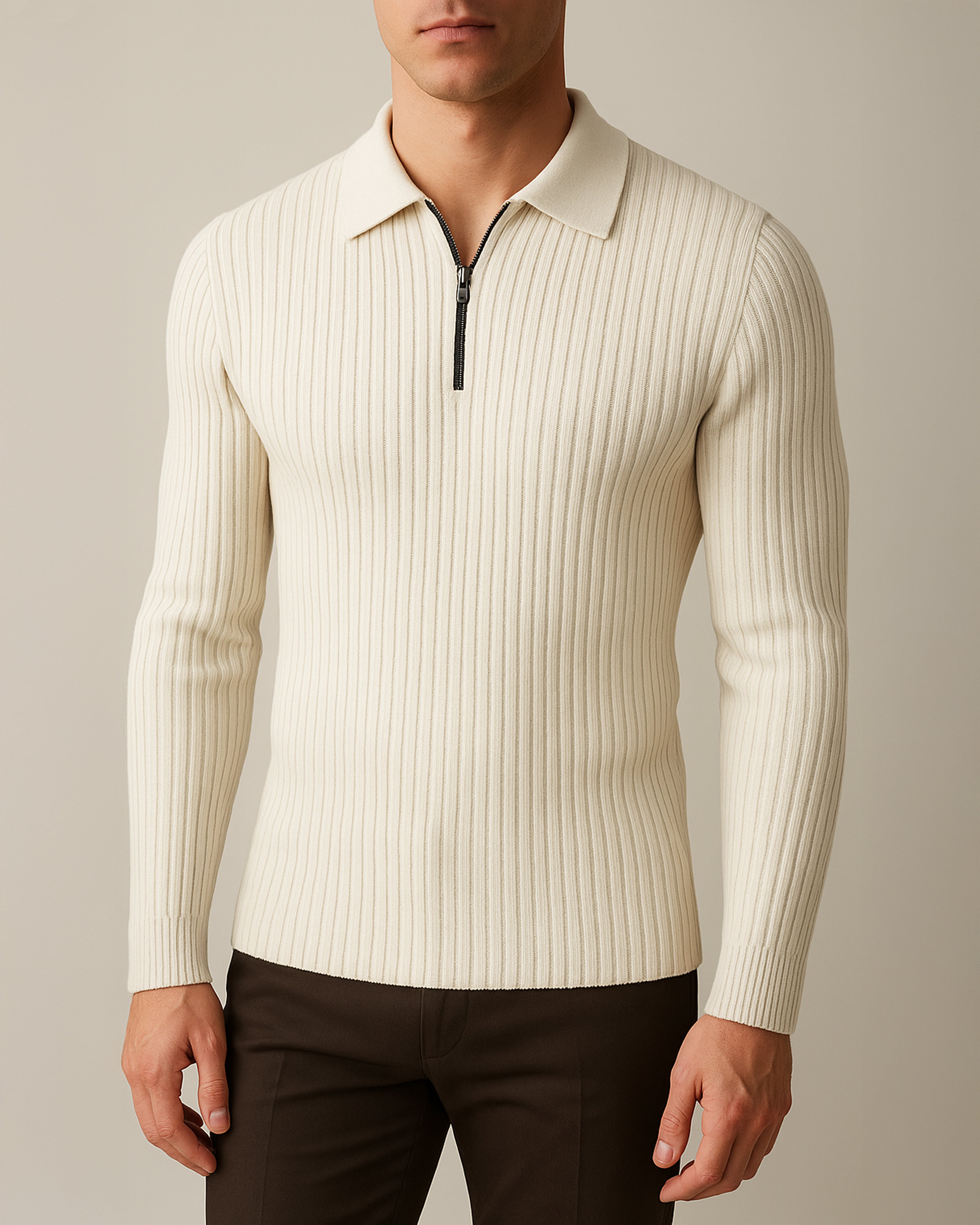 Quarter Zip Merino Sweater